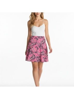 Ralph Lauren Pink Paisley Skirt Size 2